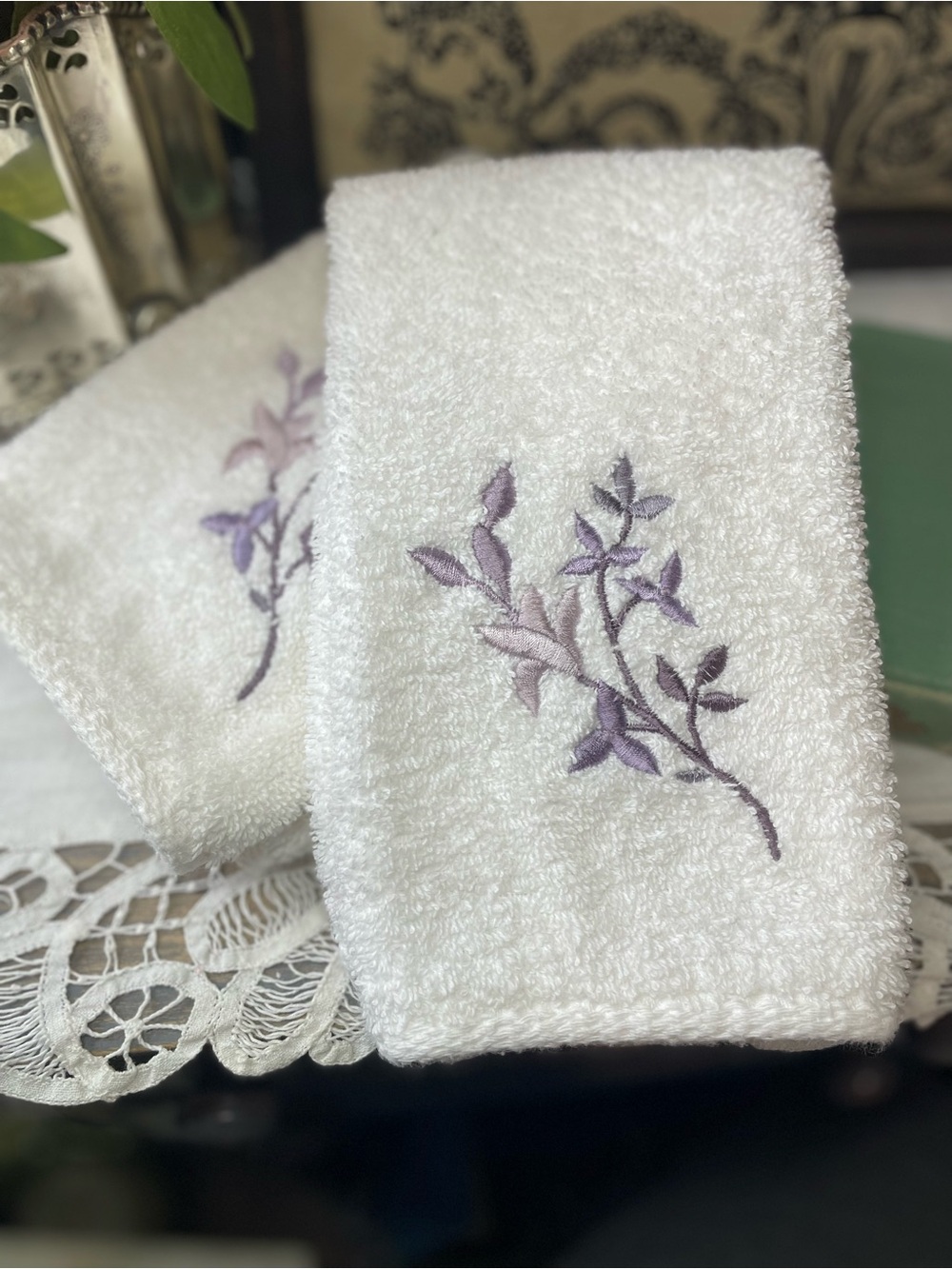 Vintage Hand towel set bathroom your choice